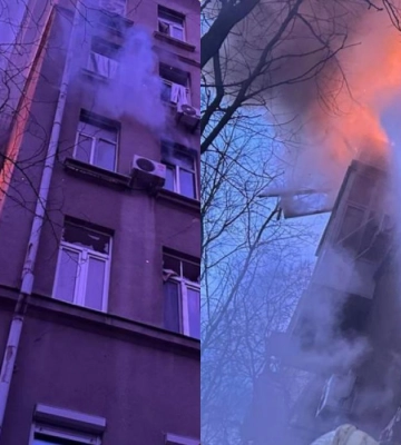Россия атаковала Киев дронами: в одном из районов разрушены два этажа жилого дома