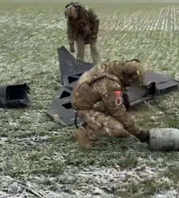 Вибухотехніки знешкодили збитий ворожий “шахед”