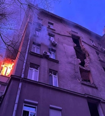 Андрій Єрмак заявив, що росіяни свідомо цілилися по центру Києва в новорічну ніч