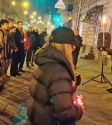 У Львові вшановували пам’ять членів ОУН Василя Біласа та Дмитра Данилишина
