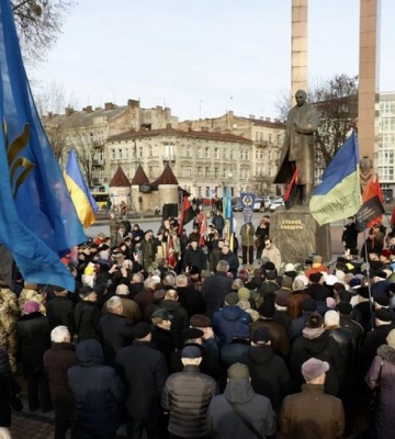 У Львові відзначили 116 річницю з дня народження Степана Бандери