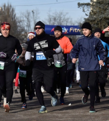 У Вінниці відбувся новорічний забіг Vinnytsia New Year Run 2025