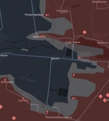 Ворог просунувся у Кураховому та його південних околицях, а також в 5 населених пунктах Донеччини, - DeepState. КАРТА