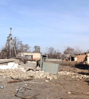 Музыкальную школу и дома повредили ВС РФ в Боровой: по поселку били из РСЗО