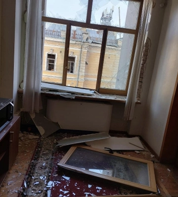 Під час атаки Києва 1 січня були пошкоджені адмінбудівлі Верховної Ради, – Стефанчук