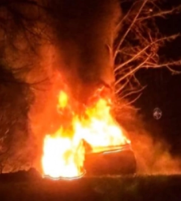 У Львові вночі п’яний водій зніс два дорожні знаки і в’їхав у дерево