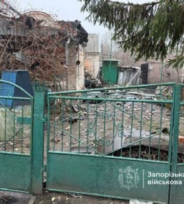 Понад 300 ударів за добу ворог завдав по 13 населених пунктах Запорізької області