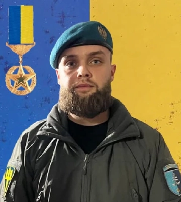 Військового, який брав участь у боях на Херсонщині, нагородили званням Героя України