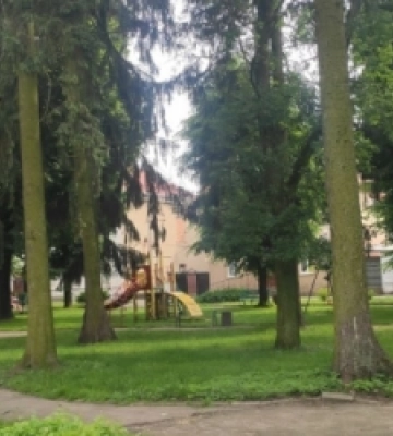 У Городку реконструюють сквер за європейські грантові кошти