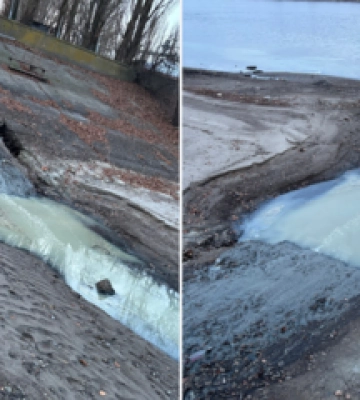 На Полтавщині зафіксували забруднення Кременчуцького водосховища