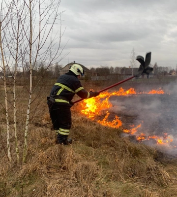 Винні люди: рятувальники ліквідували на Волині три пожежі в екосистемах