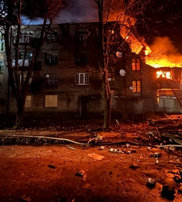 Вночі 2 січня росіяни обстріляли Краматорськ. ФОТО