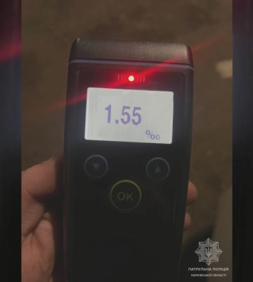 Показания на драгере превысили норму в семь раз: пьяное ДТП в Харькове