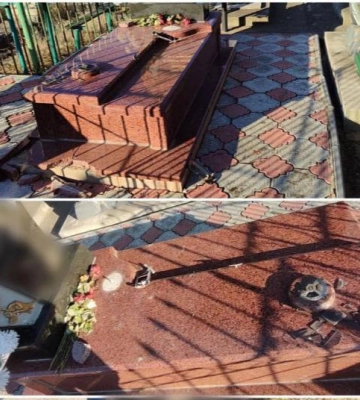 На Одещині діти пошкодили на цвинтарі надгробні пам’ятники