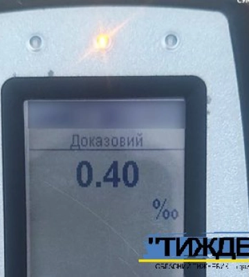 Під час перевірки документів у нетверезого водія прав взагалі не виявилося