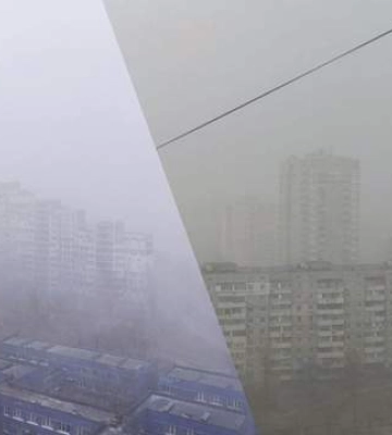Видимість мінімальна: Київ накрив потужний снігопад