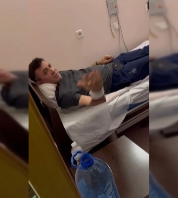 "Вызовите полицию": журналисты нашли нардепа Тищенко в больнице (видео)