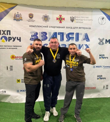 Ветерани з Рівного здобули бронзу на змаганнях "Звитяга нескорених" у Каневі