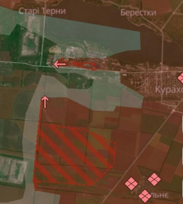 Російські війська просунулися в Торецьку та ще пʼяти населених пунктах на Донеччині — DeepState