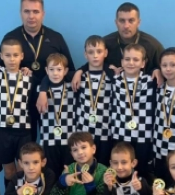 Олександрівські юні футболісти вибороли першість (діамантова ліга) у Кубку Кіровоградської області з футзалу. ФОТО