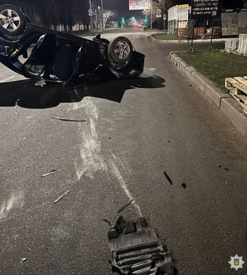 П’яна ДТП у Миколаєві: водій у поліції, троє пасажирів у лікарні. ФОТО