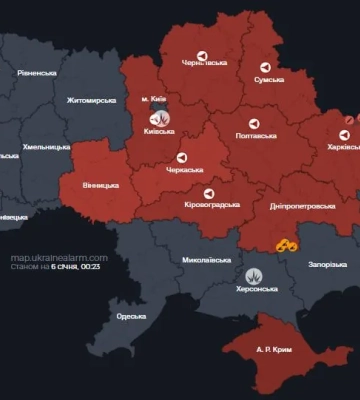 У Київській області зафіксовано рух ворожих дронів - працює ППО