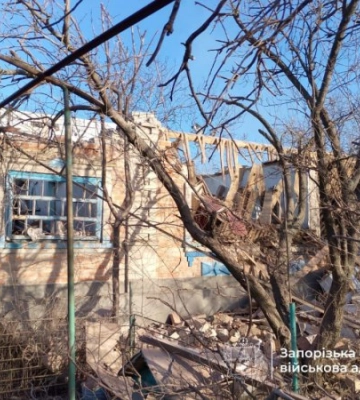 За добу окупанти майже 550 разів атакували Запорізьку область