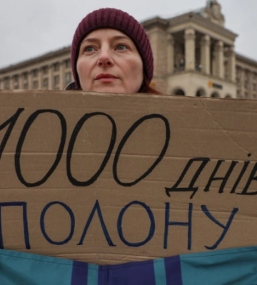 У Києві відбулася акція на підтримку полонених військових десантно-штурмових військ