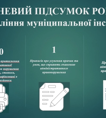 Тижневий підсумок роботи управління муніципальної інспекції у Мукачеві