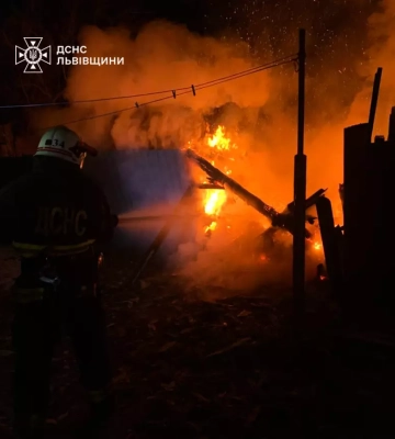 На Львівщині під час пожежі у приватному будинку загинув родич власників, - ДСНС