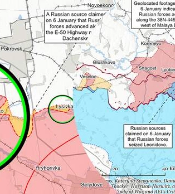 На Покровском направлении и на Курщине фронт движется с обеих сторон: карты ISW на 7 января