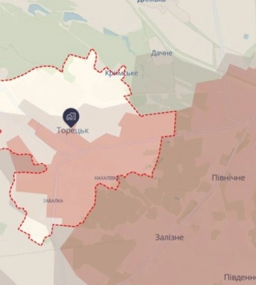 Около 150 человек остаются в Торецке, в городе не осталось ничего уцелевшего, - ГВА