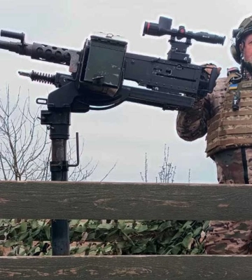 Боєць зенітної ракетної Херсонської бригади збив безпілотник на Миколаївщині. ВІДЕО