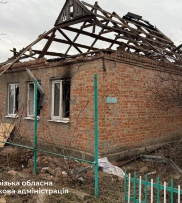 Вражеский обстрел оставил без света четыре села на Запорожье