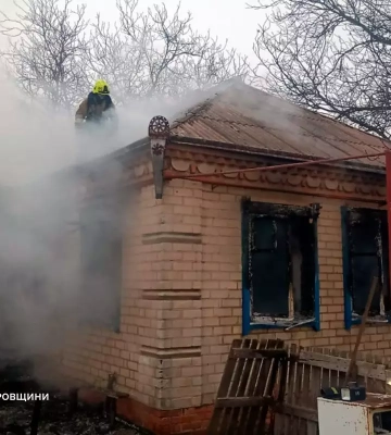 У селі на Дніпропетровщині під час пожежі у власному будинку загинув старенький чоловік, - ДСНС