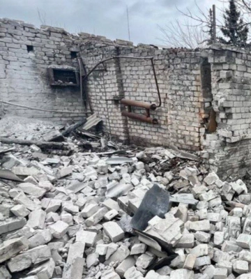 З&#039;явились фото наслідків ранкового обстрілу Лимана Донецької області