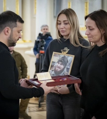 Президент вручив орден родині полеглого Героя України з Черкащини
