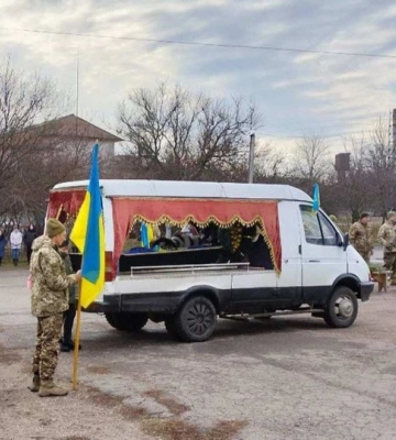 В Олександрівській громаді попрощалися із загиблим на Харківщині військовим 