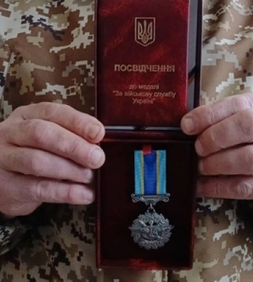Двох прикордонників з Волині нагородили медалями «За військову службу Україні» 