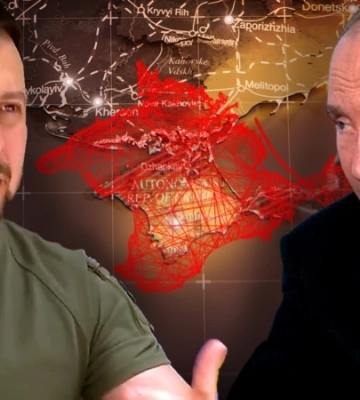 В аннексированном РФ Крыму пытаются оправдать территориальные претензии России к Украине