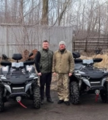 Волиняни передали необхідне обладнання для військових