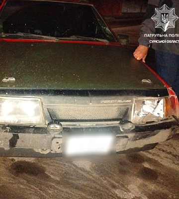 У Сумах на Баранівці пішохід потрапив під колеса автівки