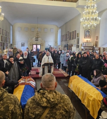Полтавська громада попрощалась із загиблими Захисниками