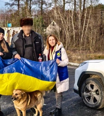 З тимчасово окупованих територій повернули 17 українців