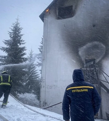 На Закарпатті горів відомий гірськолижний курорт