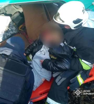 На Кіровоградщині сталася аварія: постраждала сім’я, серед них двоє дітей