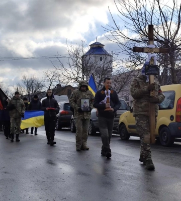 У Ківерцях провели у вічність сорокарічного Героя Миколу Анопка