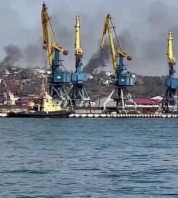 Кремль планирует расширить морской порт в оккупированном Мариуполе