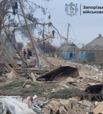 Росіяни минулої доби атакували 11 населених пунктів Запорізької області
