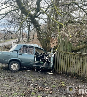 На Сумщині п’яний водій загинув у ДТП
